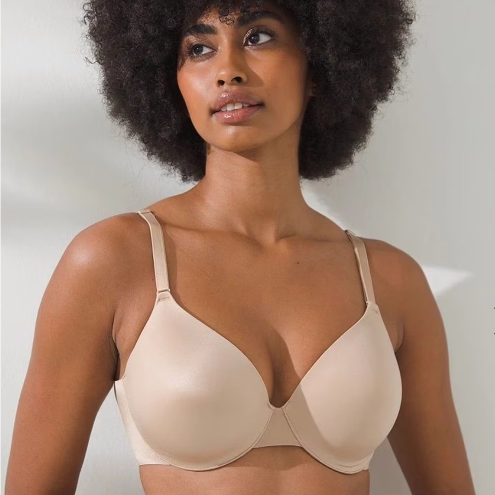 NWT Soma Vanishing Back Full Coverage Bra 34C Pale Sand